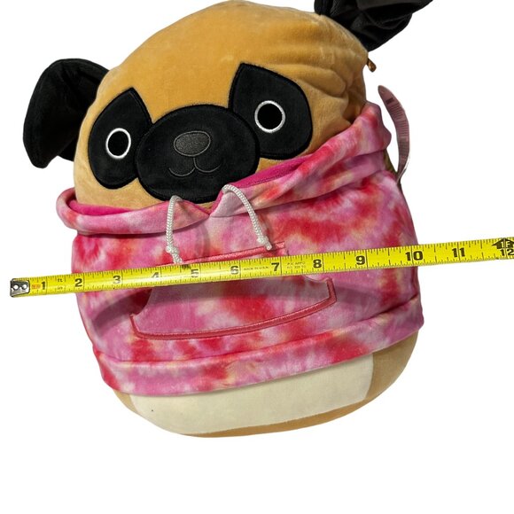 Original Squishmallows 2021 Prince with tags 12” brown plush with pink hoodie - Picture 9 of 9